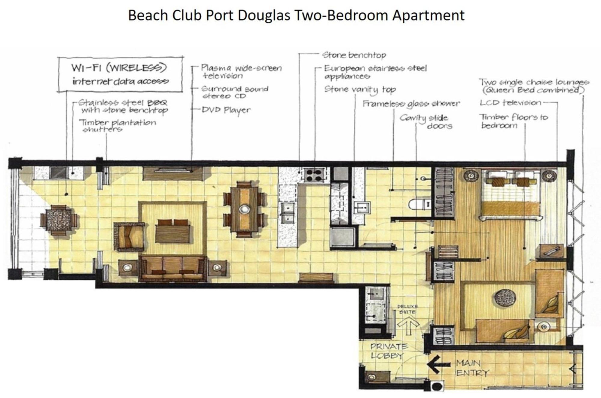 Beach Club Port Douglas Luxury Apartments Camera foto